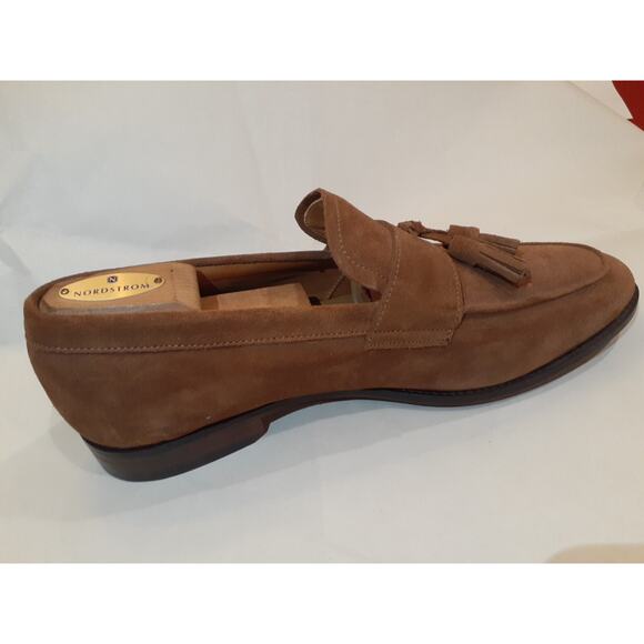 Zara New York Men Tassel Suede Leather Moccasin Slip on Dress Shoes New 10.5 main image 4